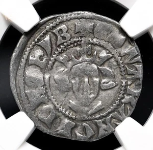 ENGLAND. Edward I Longshanks, 1272-1307. Silver Penny, London mint, NGC XF40 - Picture 1 of 4