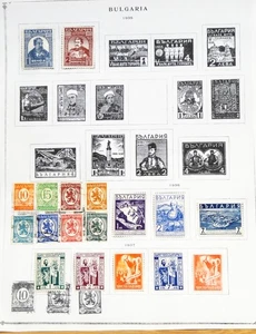 09 Bulgaria 1935-1937 Collection Page Lot Most Mint - Picture 1 of 3