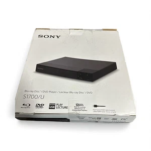 Sony S1700 Blu-Ray Player 1080p FHD with DVD Upconversion in Black - BDPS1700U - Picture 1 of 2