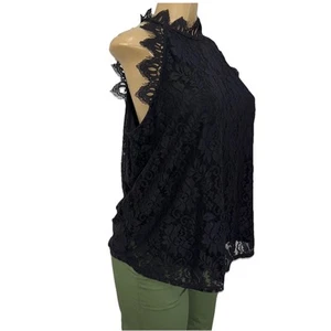 Maurices Tanktop Shirt schwarz ärmellos Spitze gefüttert Damen Größe XL Freizeit Nacht - Bild 1 von 18