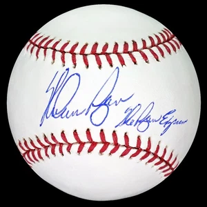 Impresionante balón oficial de Grandes Ligas firmado por Nolan Ryan "The Ryan Express" JSA - Imagen 1 de 3