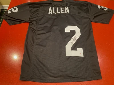 Camiseta Marcus Allen Raiders con número de talla completa firmado - Auténtica garantizada Foto 1 de 3