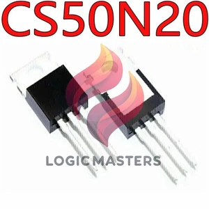 10PCS CS50N20 CS50N20A8R 50A 200V TO-220 - Foto 1 di 1