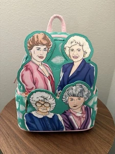 Loungefly The Golden Girls “Stay Golden” Mini Backpack - Picture 1 of 8
