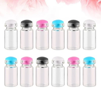  50 Pcs Mini-schnapsflaschen Glasflasche Mit Korkstopfen Treibflasche - Bild 1 von 4