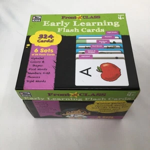 FRONT OF THE CLASS EARLY LEARNING FLASH CARDS 324 CARDS 6 SETS PRE OWNED - Picture 1 of 4