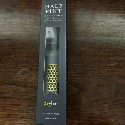 Cepillo redondo pequeño Drybar de media pinta de cerámica amarilla de 1,75" agrega rizos y ondas nuevo en caja Foto 1 de 4