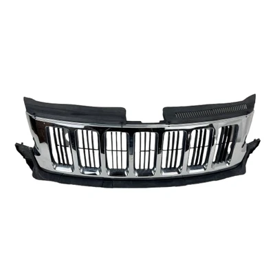 OEM 2011 2012 2013 Jeep Grand Cherokee Front Upper Grille Chrome 55079377AE - Image 1 of 4