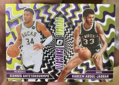 Antetokounmpo / Абдул-Джаббар 2024-25 PANINI DONRUSS OPTIC оптические иллюзии #4 - Изображение 1 из 4