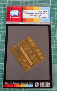 Dream DE-0555 1/72 Walkways and Covers Photo Etches for MiG-29 Trumpeter - Picture 1 of 1