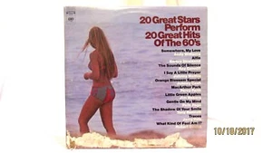 20 Great Stars Perform 20 Great Hits of the 1960s Columbia LP 33 Vinyl Records - Picture 1 of 8