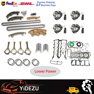 Con Rod Bearing Set & Timing Chain For Land Rover Jaguar E-PACE PT204 2.0T 17-22 - Picture 1 of 7