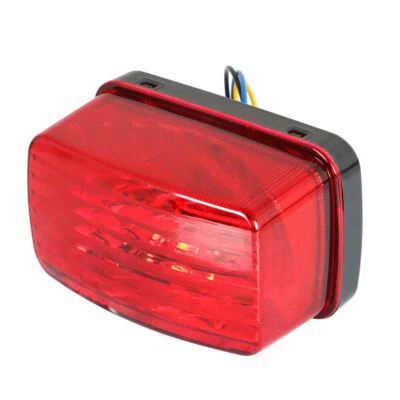 Red LED Lens Tail Light Braking Lamp For Yamaha Rhino 660 YXR660 2004-2007 ATV - Изображение 1 из 4