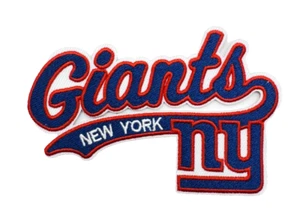 New York Giants NY NFL Football Team Logo zum Aufbügeln Aufnäher Patch USA - Picture 1 of 3