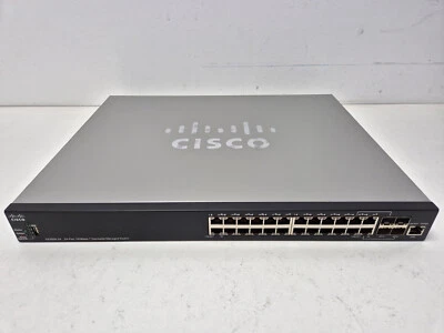 Cisco SX350X-24-K9. 24 PORT 10GBASE-T STAPELBARER SWITCH. 90 TAGE GARANTIE. - Bild 1 von 2
