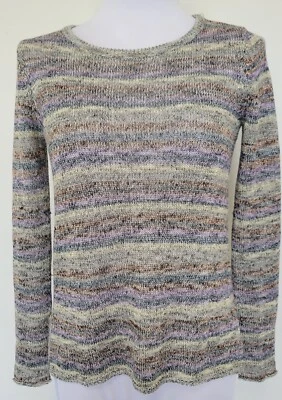 Suéter Calypso St. Barth Rayón Mezcla Lana Ombre Metálico Tejido Suelto Talla XS S Foto 1 de 4