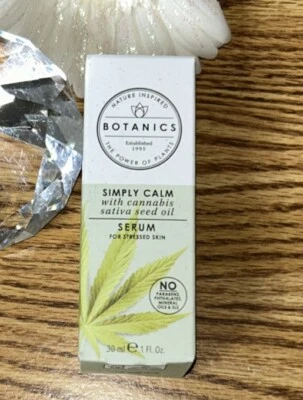 Suero hidratante Botanics Simply Calm 30 ml 1 oz crema hidratante facial antienvejecimiento Foto 1 de 4