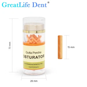100PCS Dental Gutta Percha Bar Gum Stick for Obturation System Endodontic Gun - Picture 1 of 11