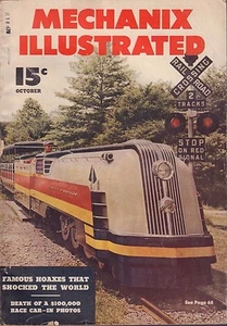 Mechanix Illustrated October 1949 Death of a 100,000 Race Car VG 061316DBE - Imagen 1 de 1