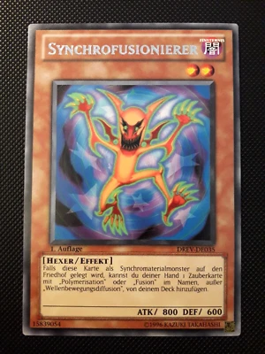 Yu-Gi-Oh! Synchrofusionierer, DREV-DE035, Rare, 1. Auflage, Deutsch, Near Mint - Bild 1 von 4