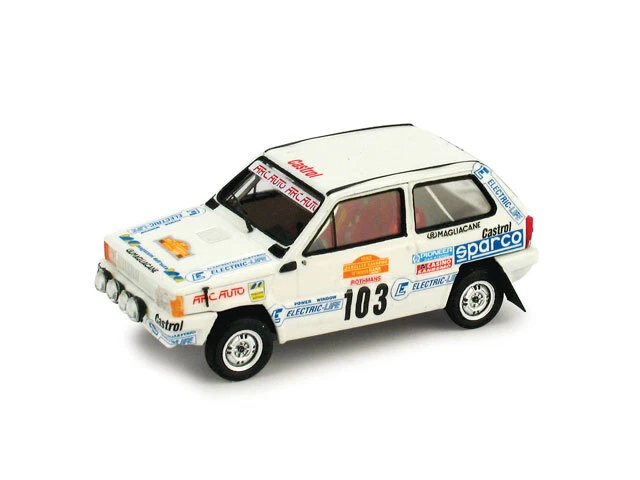 Modellino Auto Rally Scala 1:43 Brumm FIAT PANDA diecast modellismo statico GRA - Immagine 1 di 1