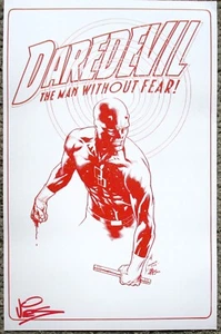 Póster de Daredevil el hombre sin miedo (2023) de Joe Quesada, firmado por Dexter Vines - Imagen 1 de 4
