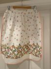 Vintage Cotswold Designs 100% Cotton Made In England Pretty Florals Apron Pinny