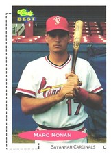 1991 Classic Marc Ronan 5 Minor League Savannah Cardinals St. Louis Cardinals NM