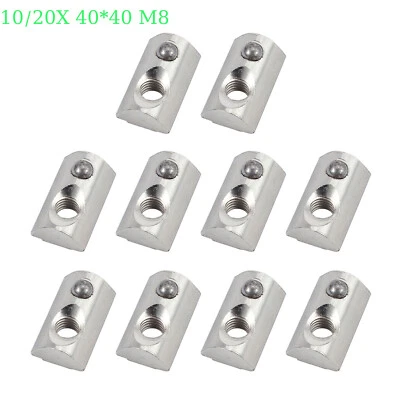 10/20x Innenwinkel Aluprofil Außenwinkel M8 Nut8 Für-40x40 Steg Aluprofil - Bild 1 von 4