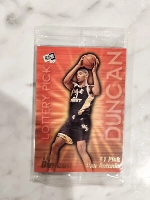 Juego de 9 cartas Press Pass Lottery Pick 1997 Tim Duncan 4892/5000 Foto 1 de 4