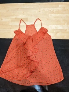Blusa mujer naranja sin mangas - Imagen 1 de 5