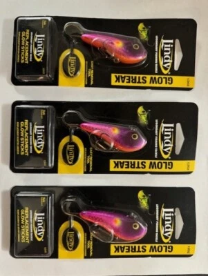 Lindy Glow Streak Fishing Lures 5/16 or 1/2 oz Pack of 3.   Buy More Save More!! - Image 1 of 4