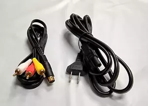 AC Power Cord & AV Cable compatible with SEGA Saturn - Picture 1 of 1