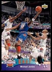 1992-93 Upper Deck East All Star Michael Jordan * Bulls #425 - Picture 1 of 2