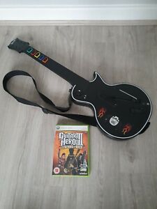 Xbox 360 Guitar Hero 3 III Gibson Les Paul Wireless Guitar Controller With Game