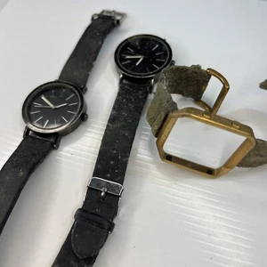Lot Mens Sport Leather 91-694 Smart Retro Watches Parts Untested - Picture 1 of 6