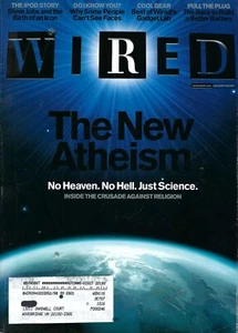 2006 NOVEMBER WIRED MAGAZINE - THE NEW ATHEISM NICE FRONT COVER - L 18368 - Picture 1 of 1