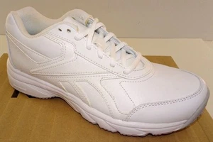 Reebok Women's Work n' Cushion Walking Shoes V46975 Oil/Slip Resistant White NWD - Picture 1 of 8