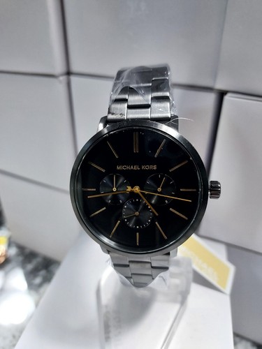 Orologio Michael Kors Uomo Blake Cronografo NERO Acciaio Inox MK8703