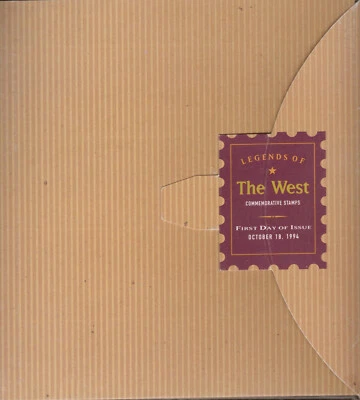 1994 - First Day of Issue Ceremony Folio - Scott# 2869 - Legends of the West - Image 1 of 4