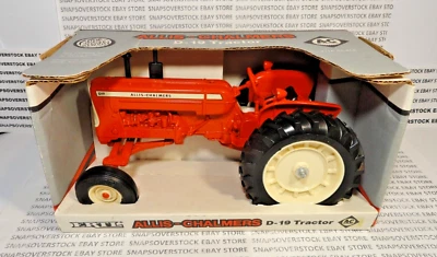 1990 ERTL ALLIS-CHALMERS D-19 TRACTOR W/ BOX #2220, 1:16 DIE-CAST, NICE & VHTF - Image 1 of 4