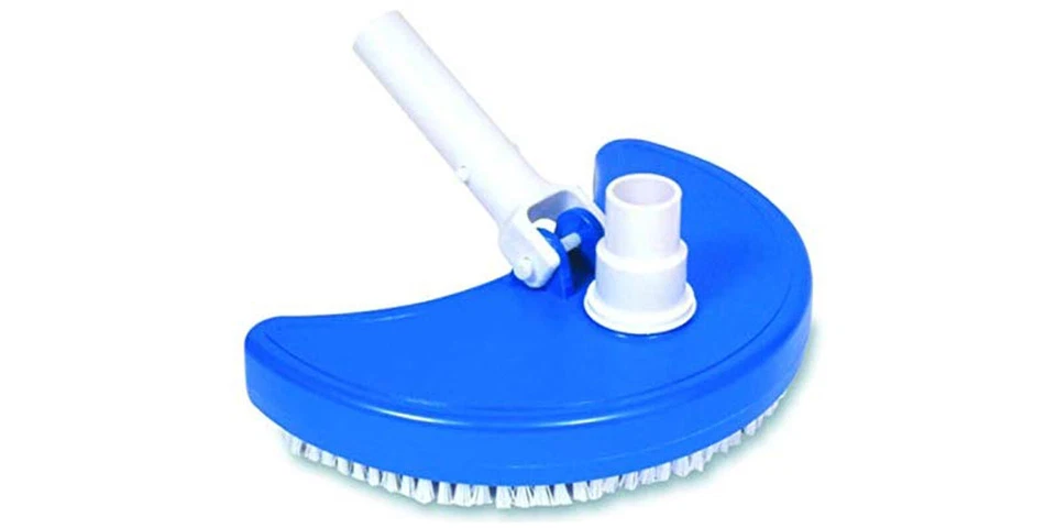 Cabezal de aspiradora HydroTools de Swimline 8110 con media luna ponderada para piscina Foto 1 de 1