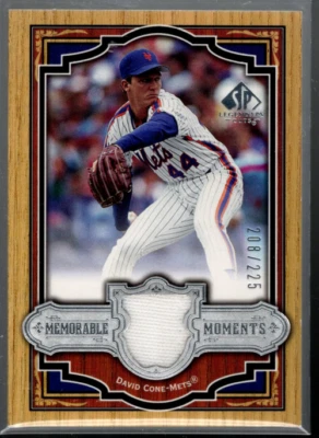 2006 SP Legendary Cuts Memorable Moments Materials #DC David Cone Jsy Jersey/225 - Image 1 of 2