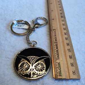 Charming Charlie Black Owl Keychain - Love Hoo You Are NWT See Pics - Bild 1 von 5