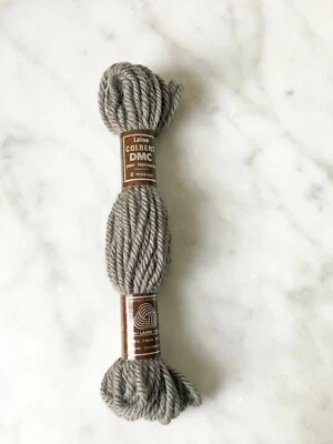 DMC Laine Colbert France 100% Wool Tapestry Yarn - 1 Skein Color Grey #7275 - Image 1 of 3