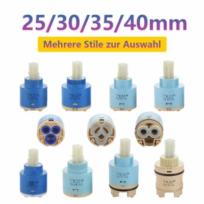 Kartusche Patrone Keramik Ersatz für Einhebel Armaturen Wasserhahn 25/30/35/40mm - Bild 1 von 4