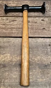 Vintage Auto Body Striking Hammer, Unknown Brand Resurfaced - Picture 1 of 10