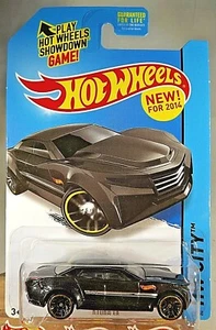 2014 Hot Wheels #5 HW City-HW City Works RYURA LX Black Variant wBlack J5 Spokes - Picture 1 of 5