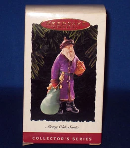 1995 HALLMARK "MERRY OLDE SANTA" XMAS KEEPSAKE ORNAMENT - Picture 1 of 2