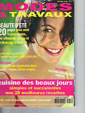 MODES & TRAVAUX 06/2006  Beaute d'Eté,Cuisines des Beaux Jours + patron